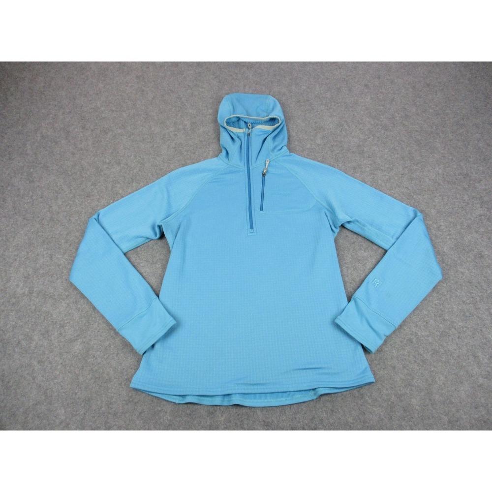 Patagonia R1 Hoody Womens Small Blue 1/2 Zip Fleece Baselayer Thermal 40075FA12